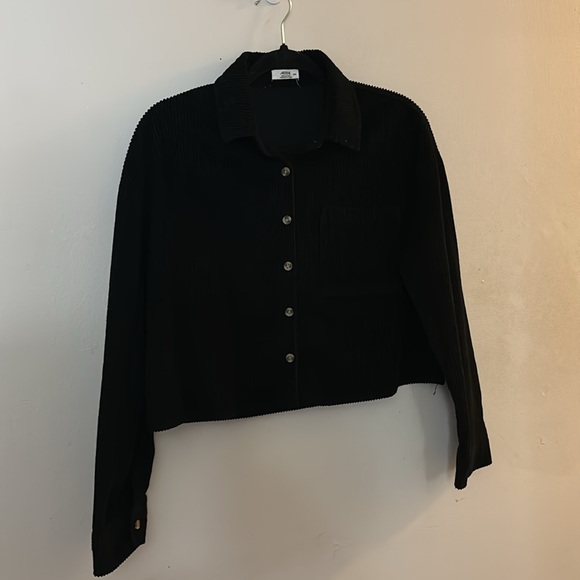 NWOT ARDENE CORDUROY CROP JACKET - Picture 13 of 15